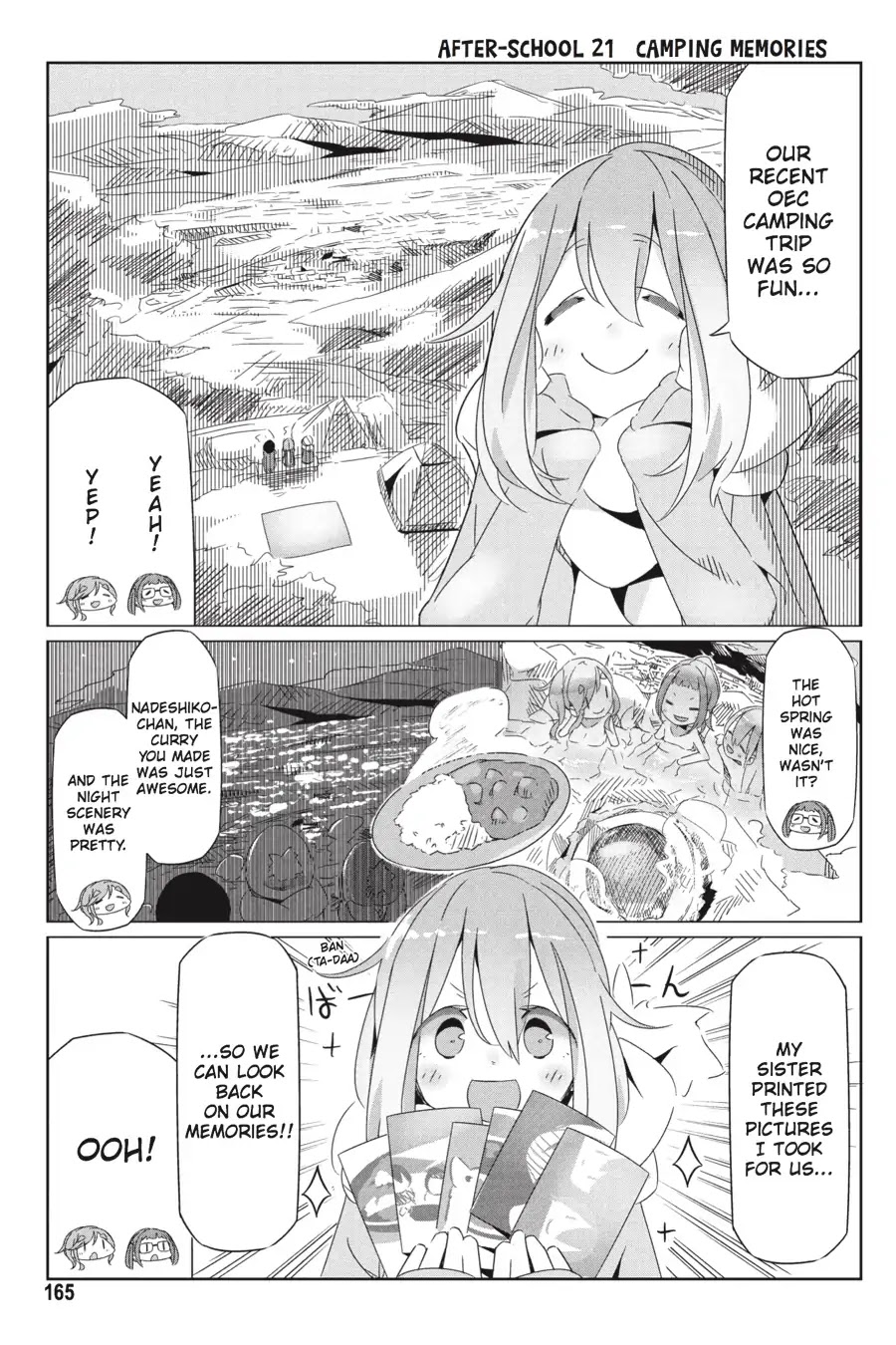Yurucamp Chapter 23.5 page 17 - Vol.4 Side Stories: Room Camp