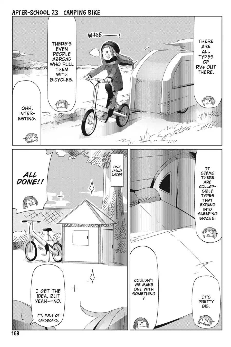 Yurucamp Chapter 23.5 page 21 - Vol.4 Side Stories: Room Camp