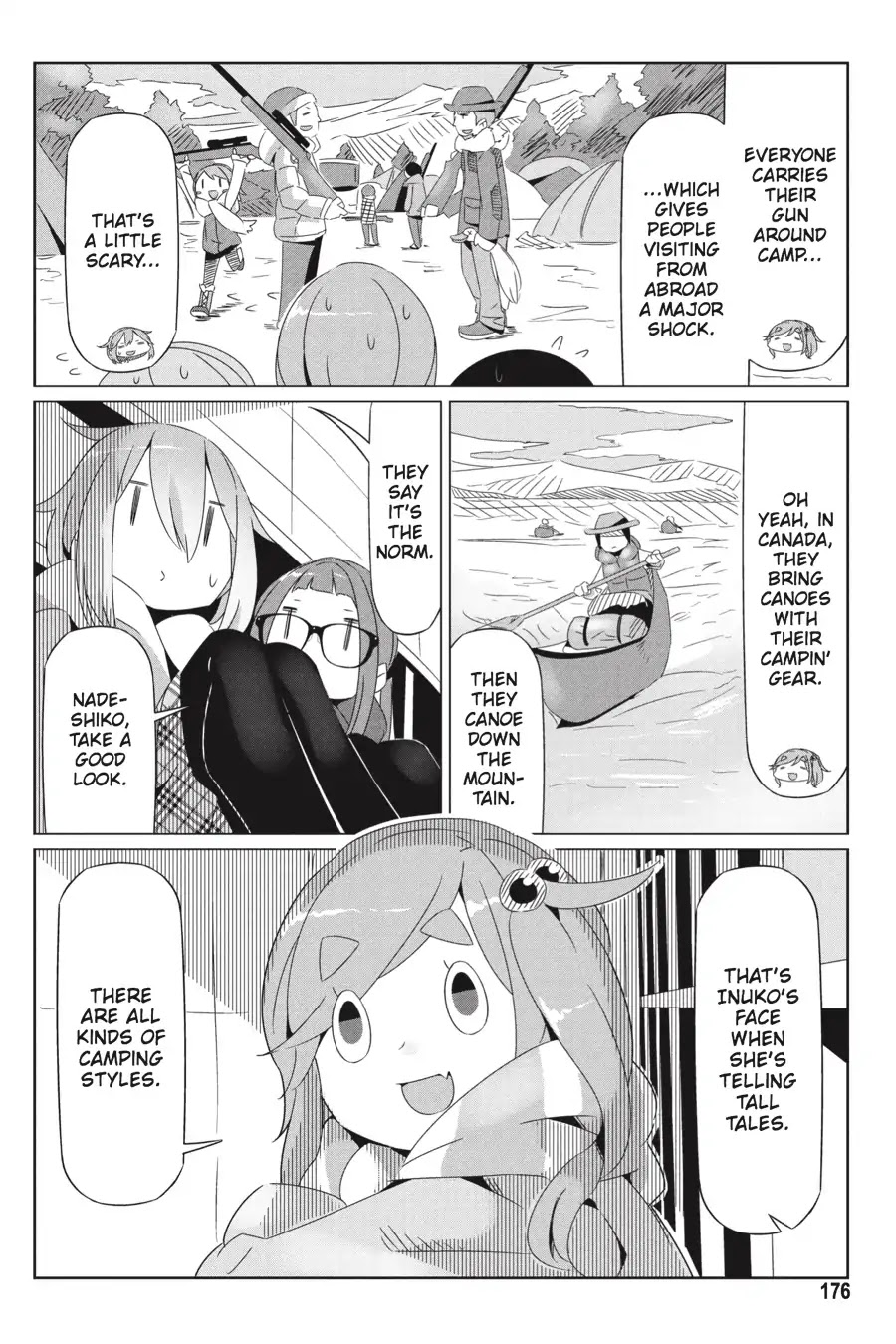 Yurucamp Chapter 23.5 page 28 - Vol.4 Side Stories: Room Camp