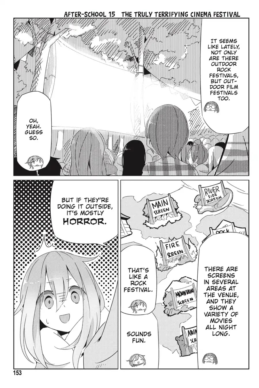 Yurucamp Chapter 23.5 page 5 - Vol.4 Side Stories: Room Camp