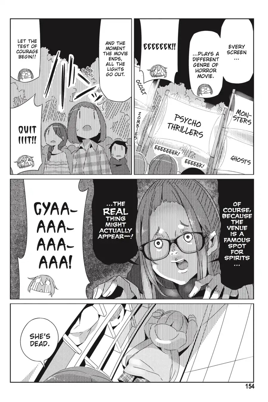 Yurucamp Chapter 23.5 page 6 - Vol.4 Side Stories: Room Camp
