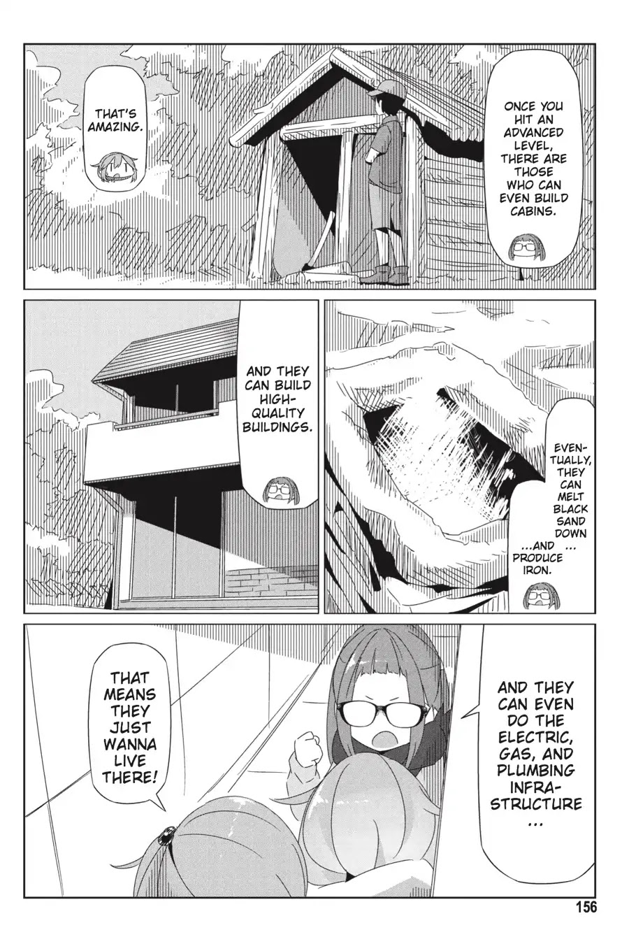 Yurucamp Chapter 23.5 page 8 - Vol.4 Side Stories: Room Camp