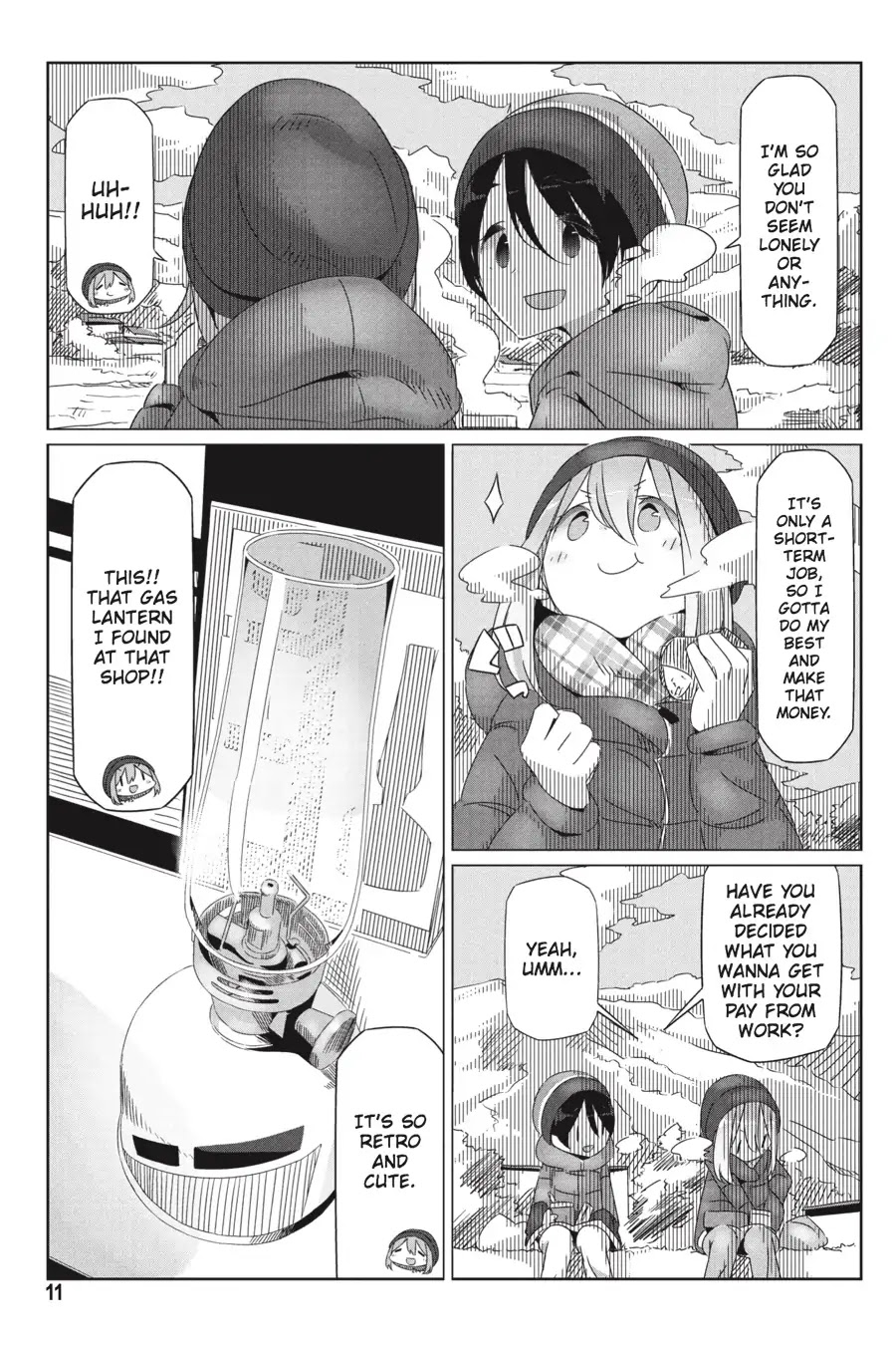 Yurucamp Chapter 24 page 12 - Chapter 24: December Work and Everyone's Day Off