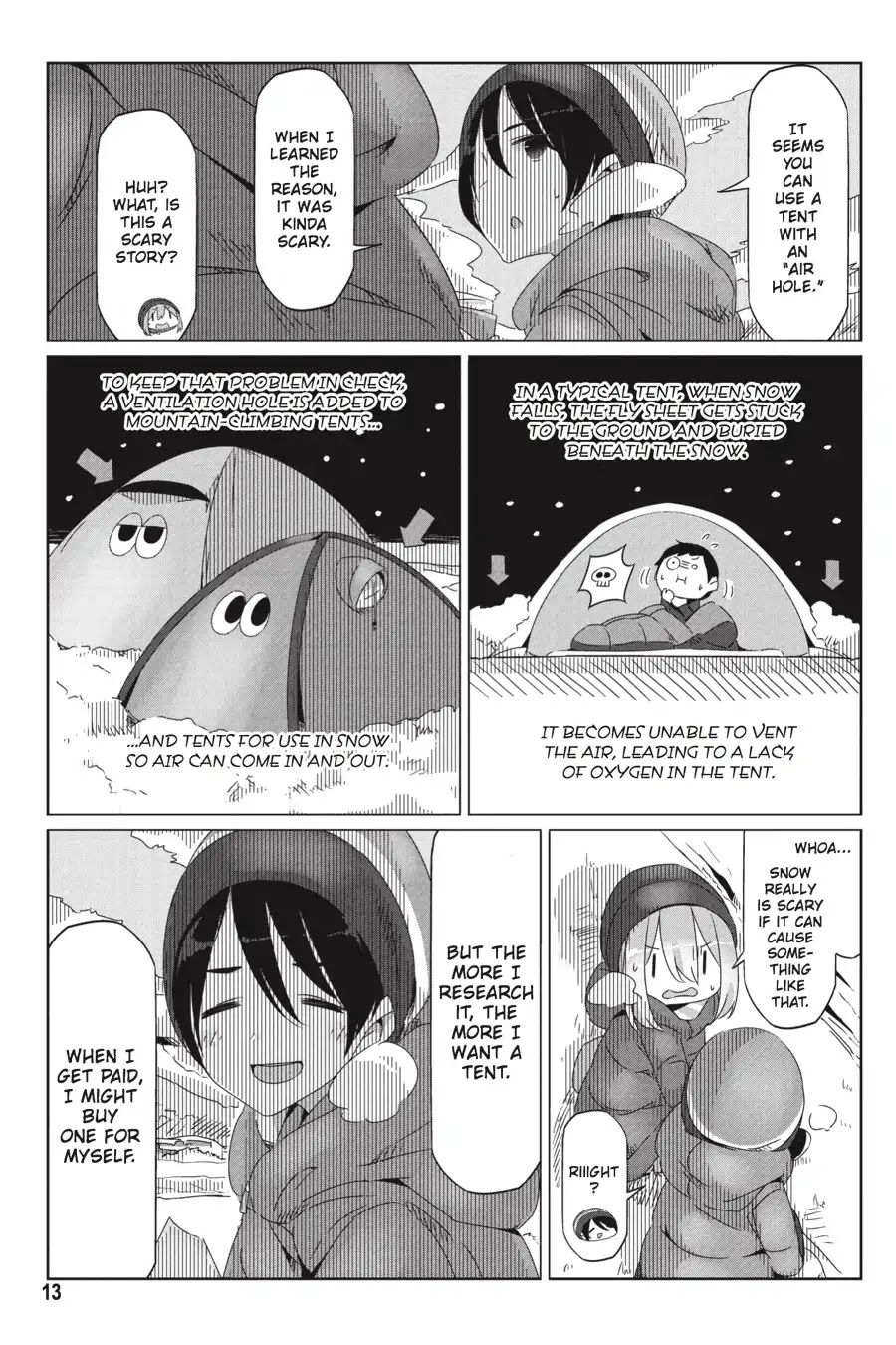 Yurucamp Chapter 24 page 14 - Chapter 24: December Work and Everyone's Day Off