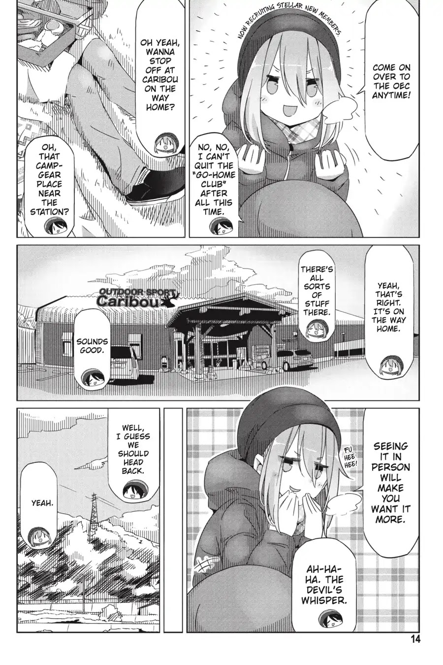 Yurucamp Chapter 24 page 15 - Chapter 24: December Work and Everyone's Day Off