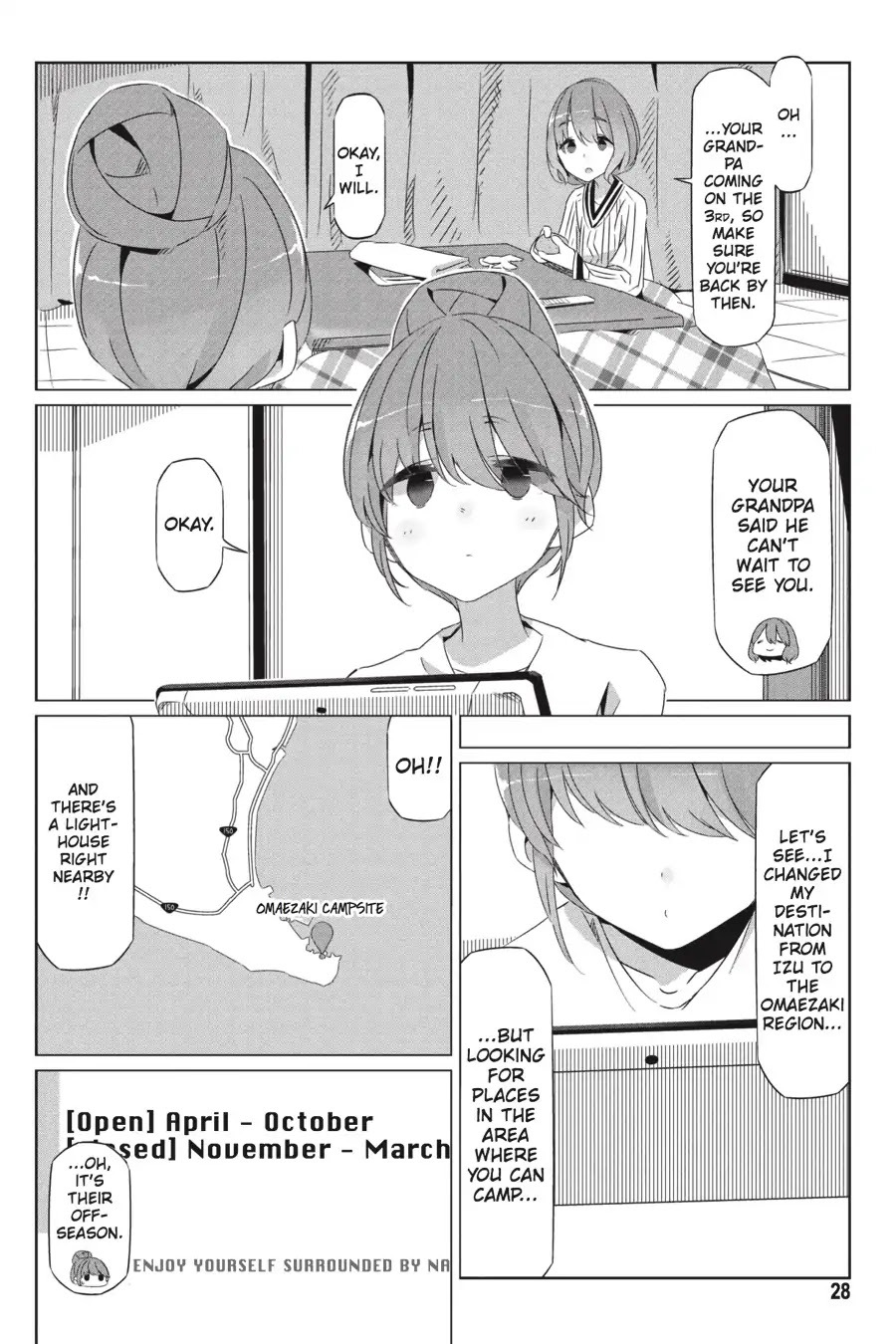 Yurucamp Chapter 24 page 29 - Chapter 24: December Work and Everyone's Day Off