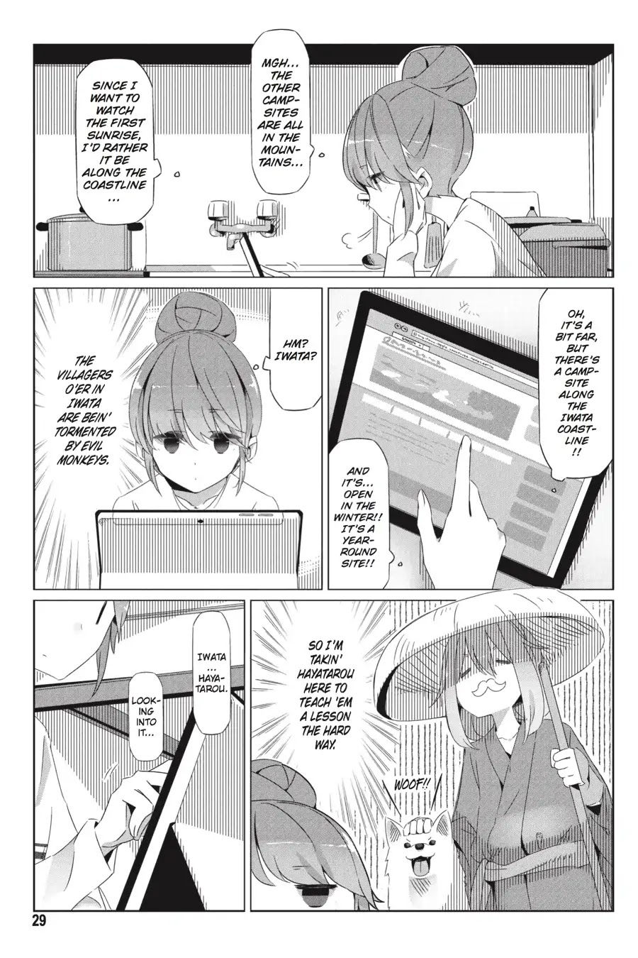 Yurucamp Chapter 24 page 30 - Chapter 24: December Work and Everyone's Day Off