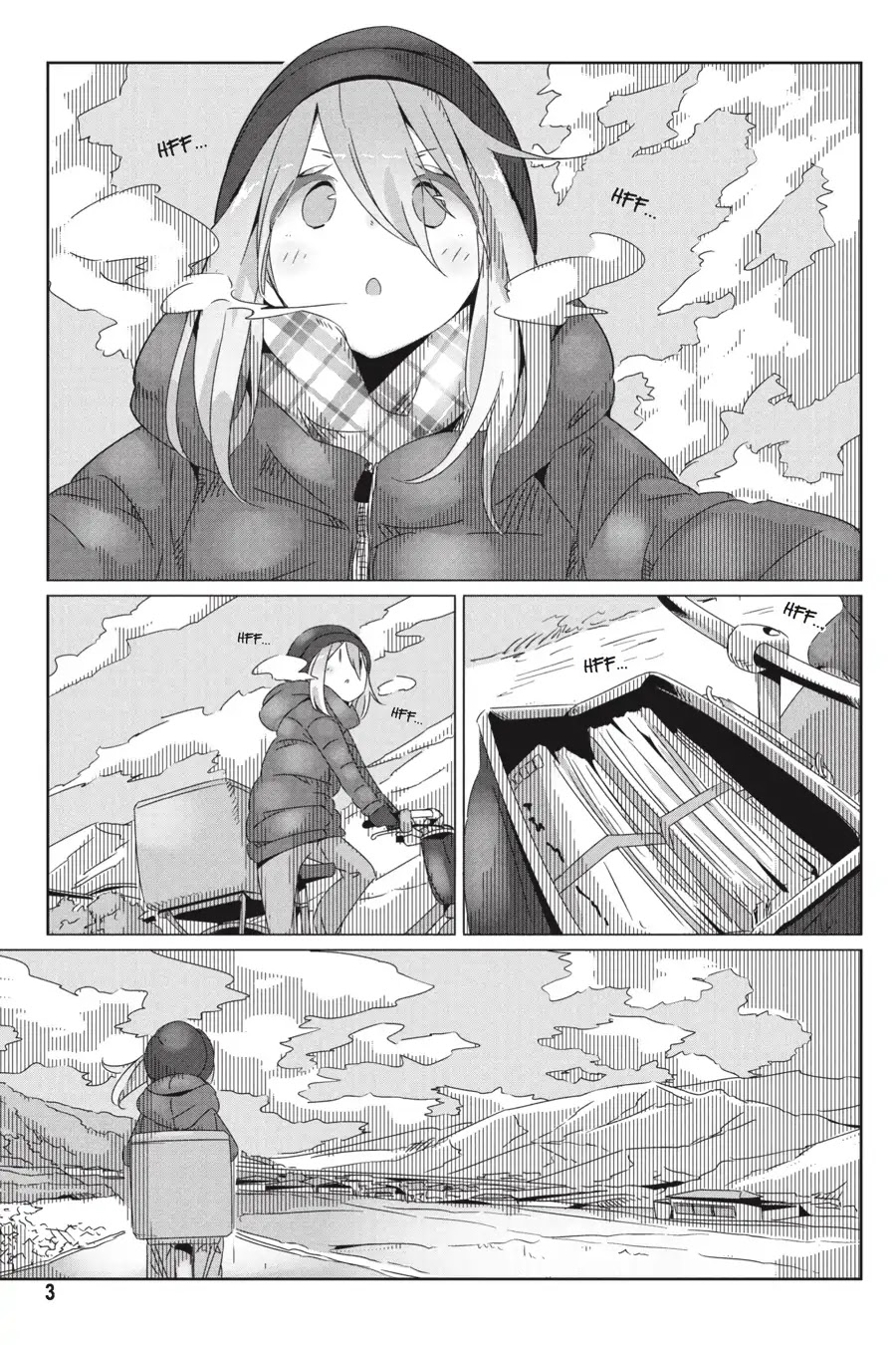 Yurucamp Chapter 24 page 4 - Chapter 24: December Work and Everyone's Day Off