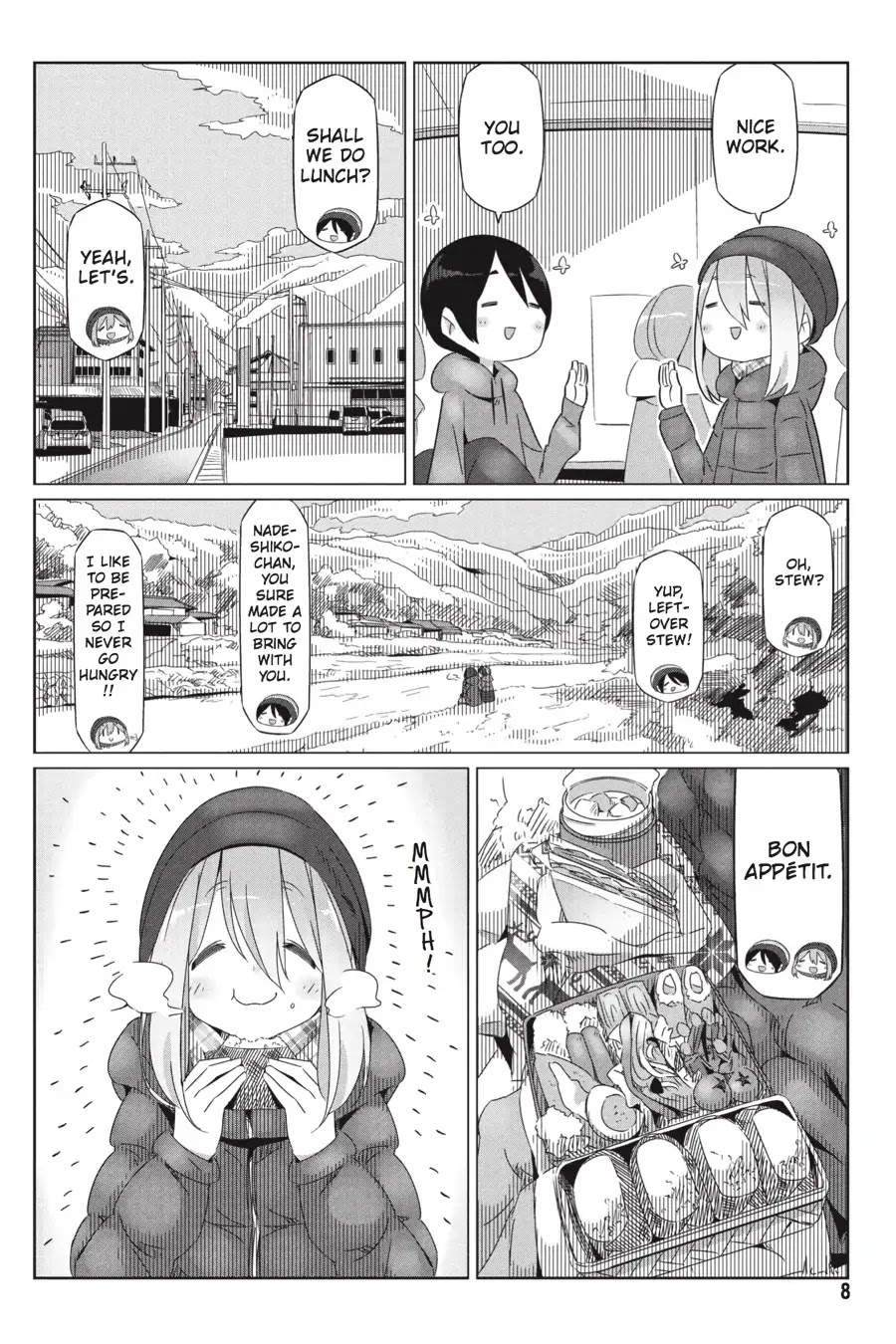 Yurucamp Chapter 24 page 9 - Chapter 24: December Work and Everyone's Day Off