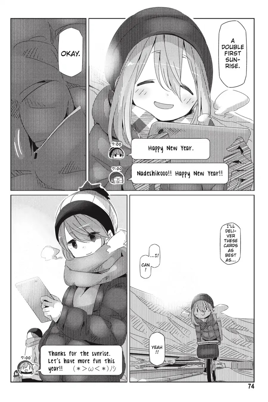 Yurucamp Chapter 26 page 15 - Chapter 26: The Beginning of the Year