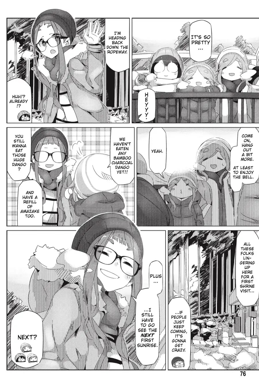 Yurucamp Chapter 26 page 17 - Chapter 26: The Beginning of the Year