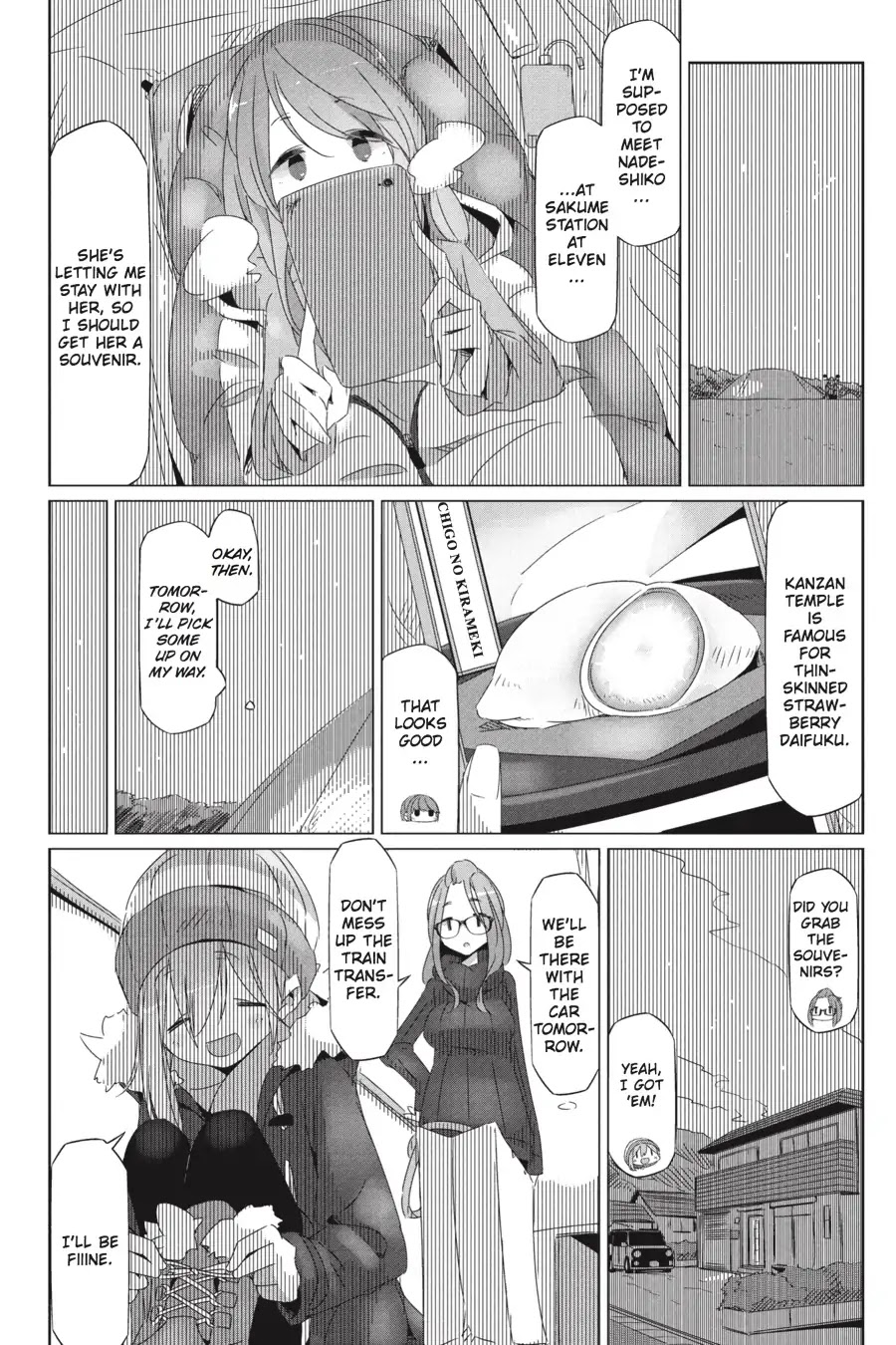 Yurucamp Chapter 27 page 10 - Chapter 27: The Ocean, the Lake, and Some Lucky Camping