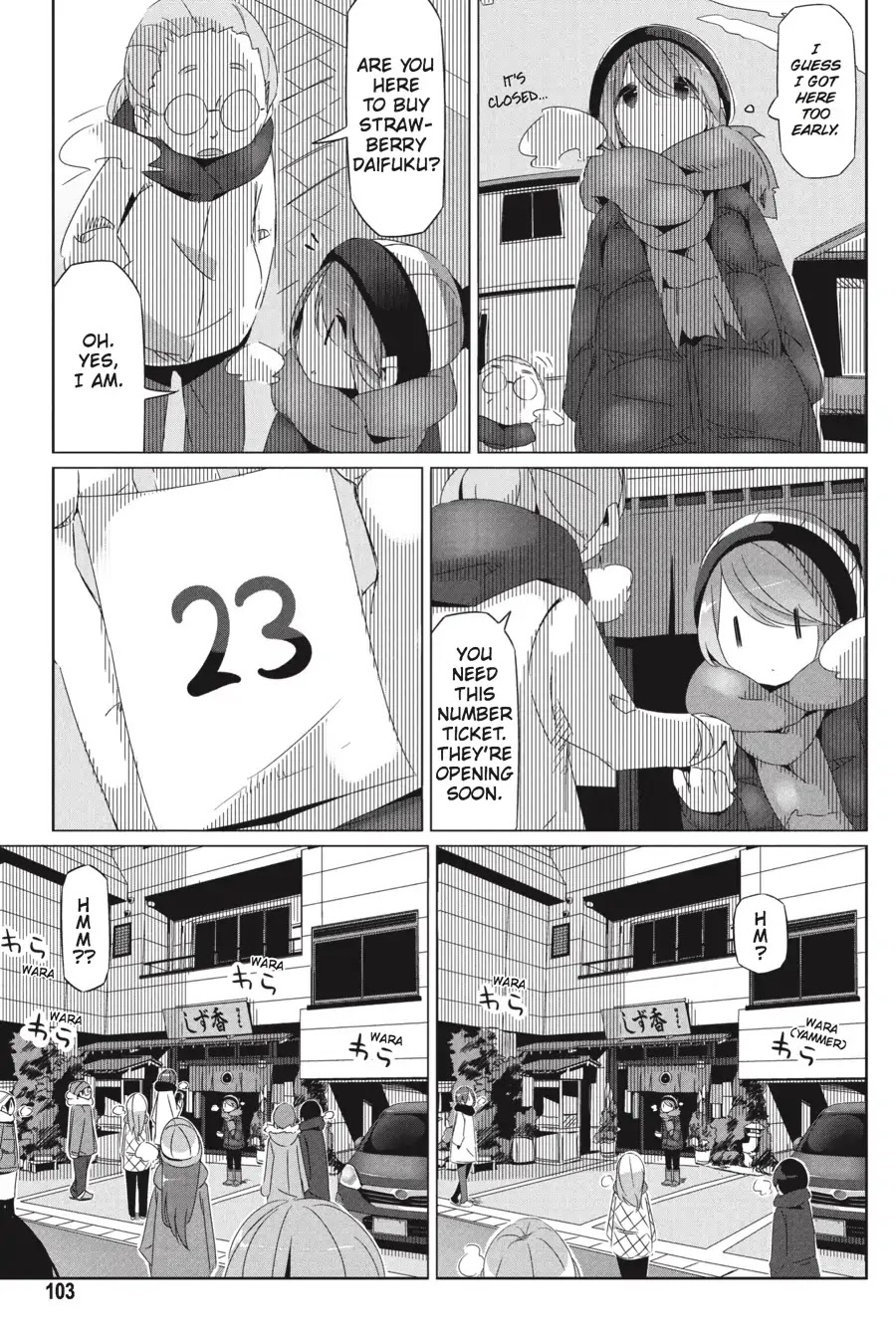 Yurucamp Chapter 27 page 14 - Chapter 27: The Ocean, the Lake, and Some Lucky Camping