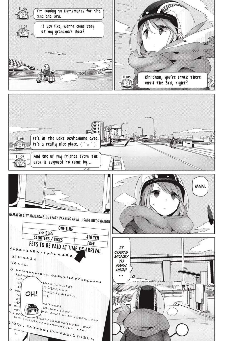 Yurucamp Chapter 27 page 2 - Chapter 27: The Ocean, the Lake, and Some Lucky Camping