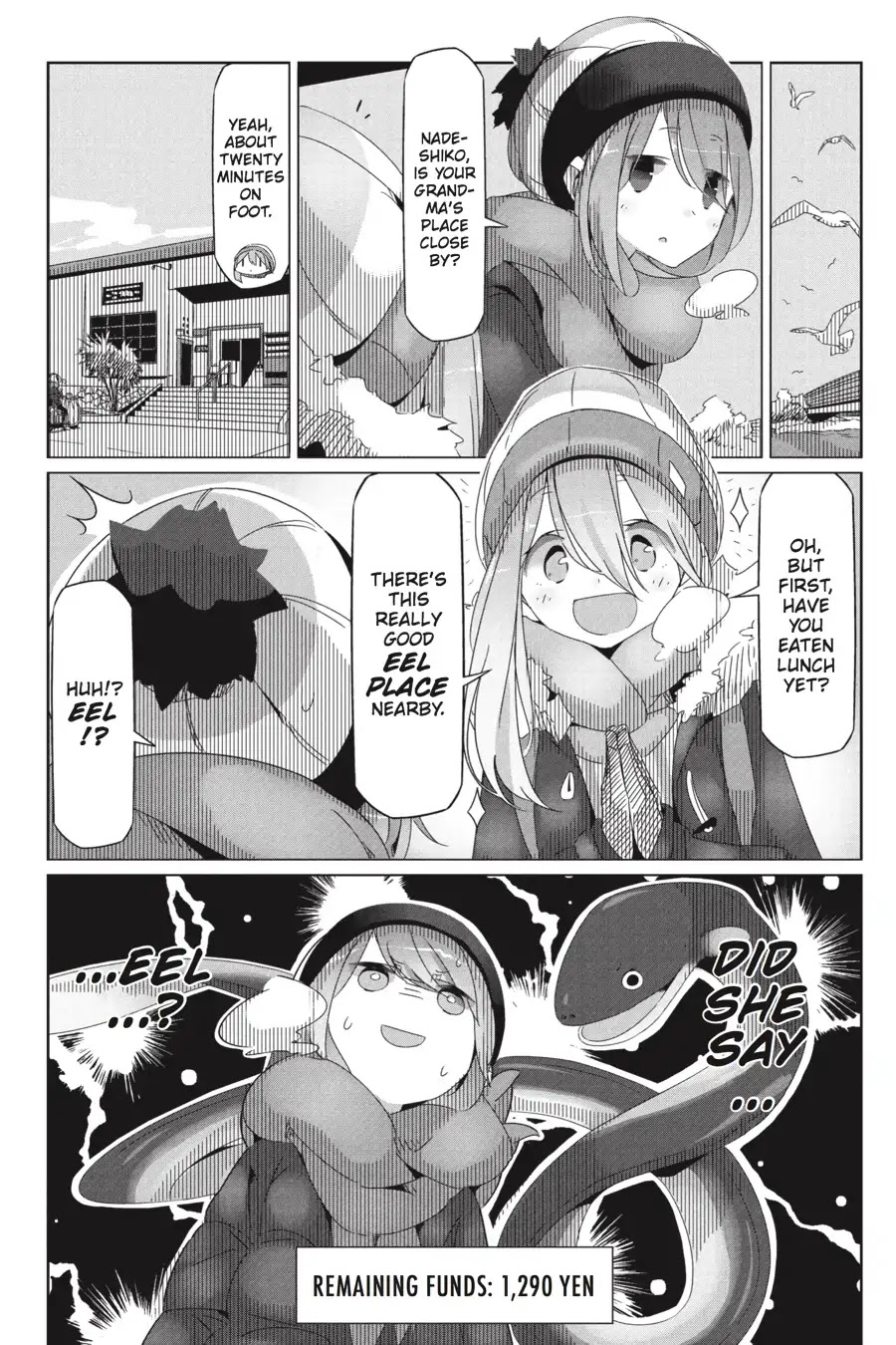 Yurucamp Chapter 27 page 23 - Chapter 27: The Ocean, the Lake, and Some Lucky Camping