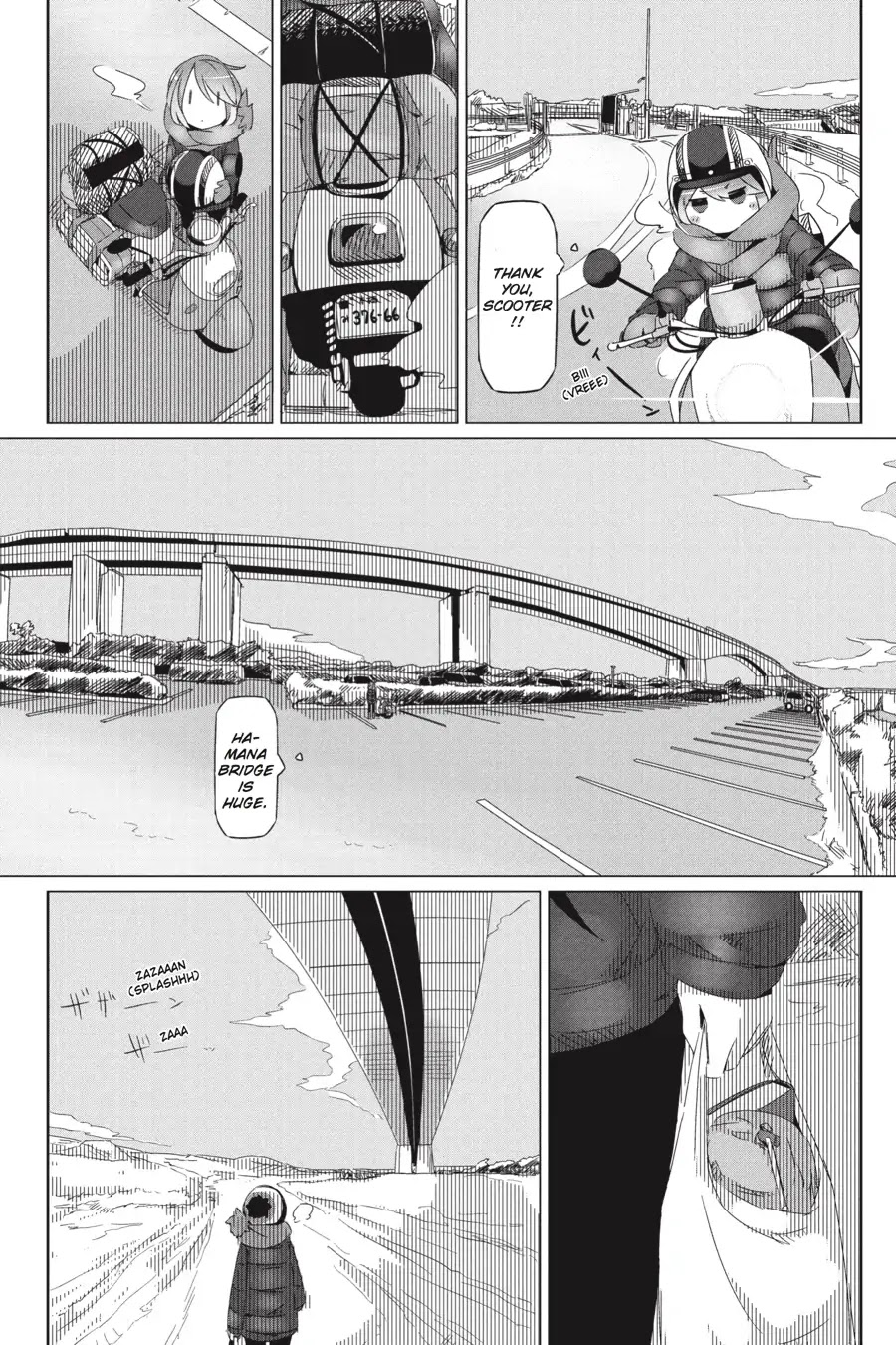 Yurucamp Chapter 27 page 3 - Chapter 27: The Ocean, the Lake, and Some Lucky Camping