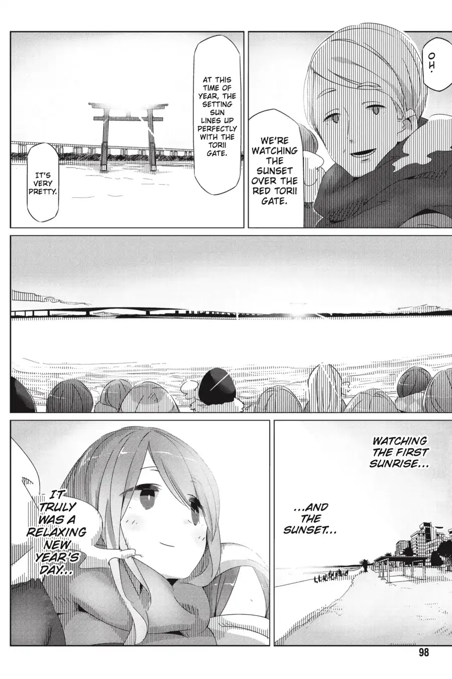 Yurucamp Chapter 27 page 9 - Chapter 27: The Ocean, the Lake, and Some Lucky Camping