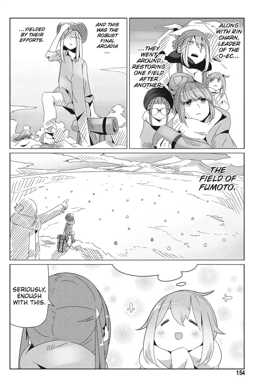 Yurucamp Chapter 28.5 page 10 - Vol.5 Side Stories: Room Camp