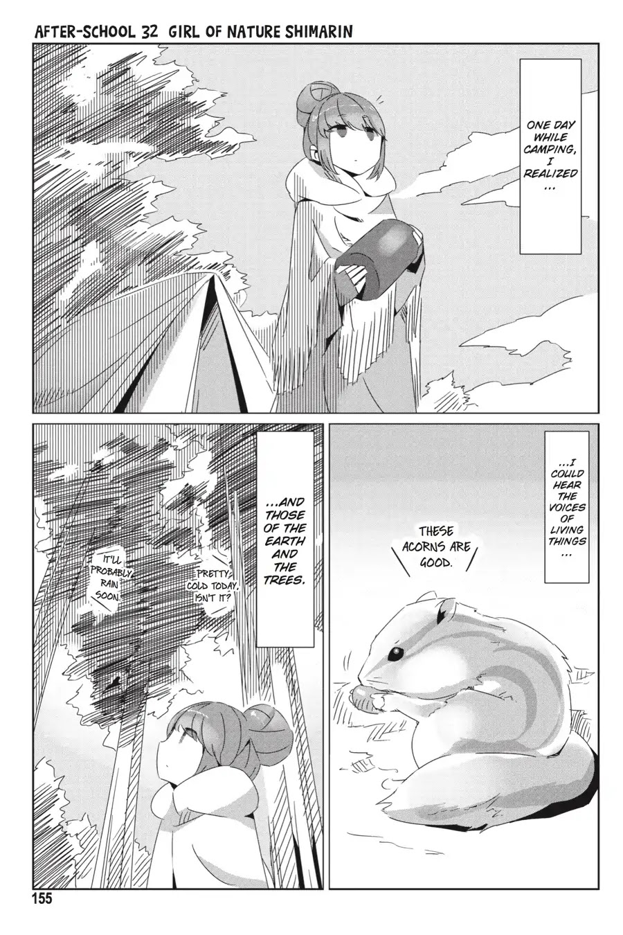 Yurucamp Chapter 28.5 page 11 - Vol.5 Side Stories: Room Camp