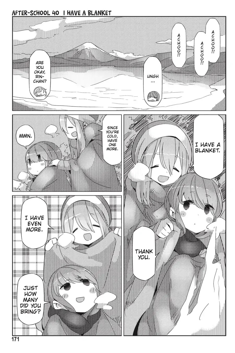 Yurucamp Chapter 28.5 page 27 - Vol.5 Side Stories: Room Camp