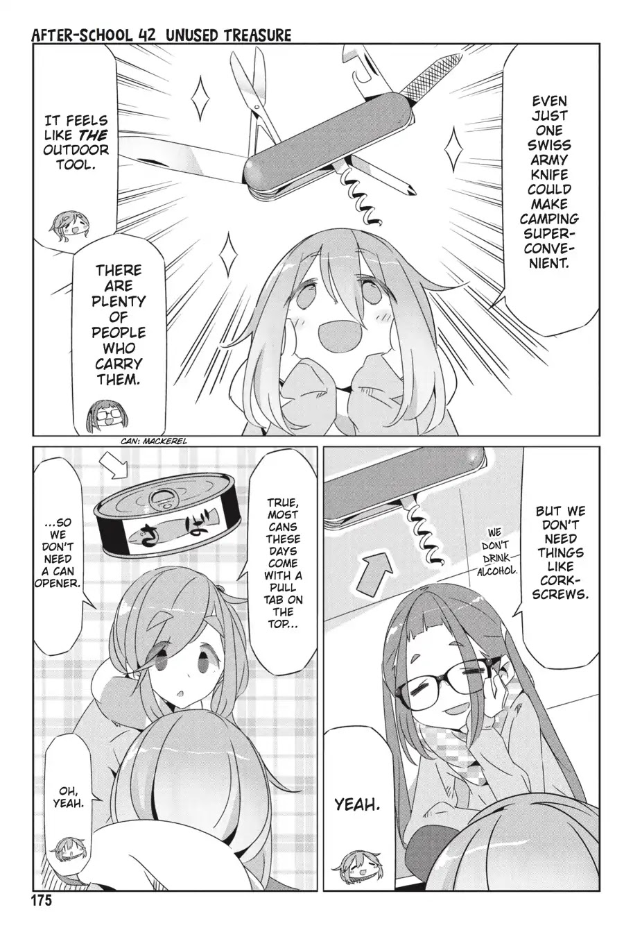 Yurucamp Chapter 28.5 page 31 - Vol.5 Side Stories: Room Camp