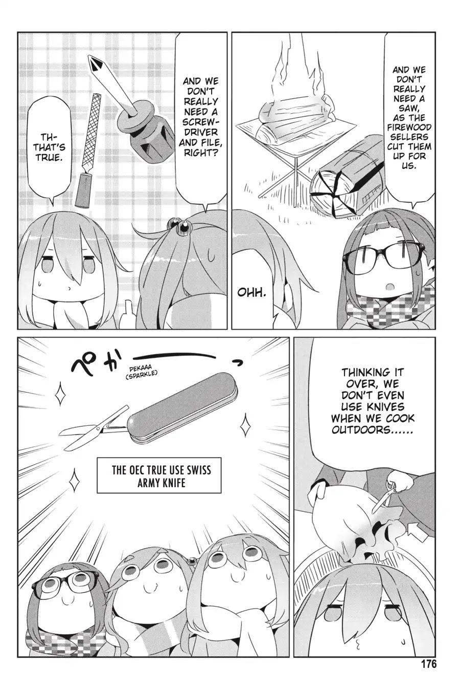 Yurucamp Chapter 28.5 page 32 - Vol.5 Side Stories: Room Camp