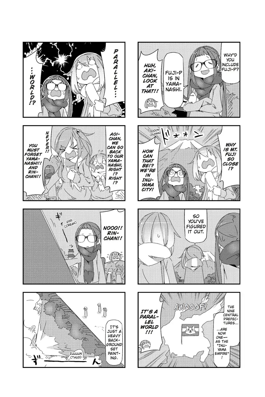 Yurucamp Chapter 28.5 page 35 - Vol.5 Side Stories: Room Camp
