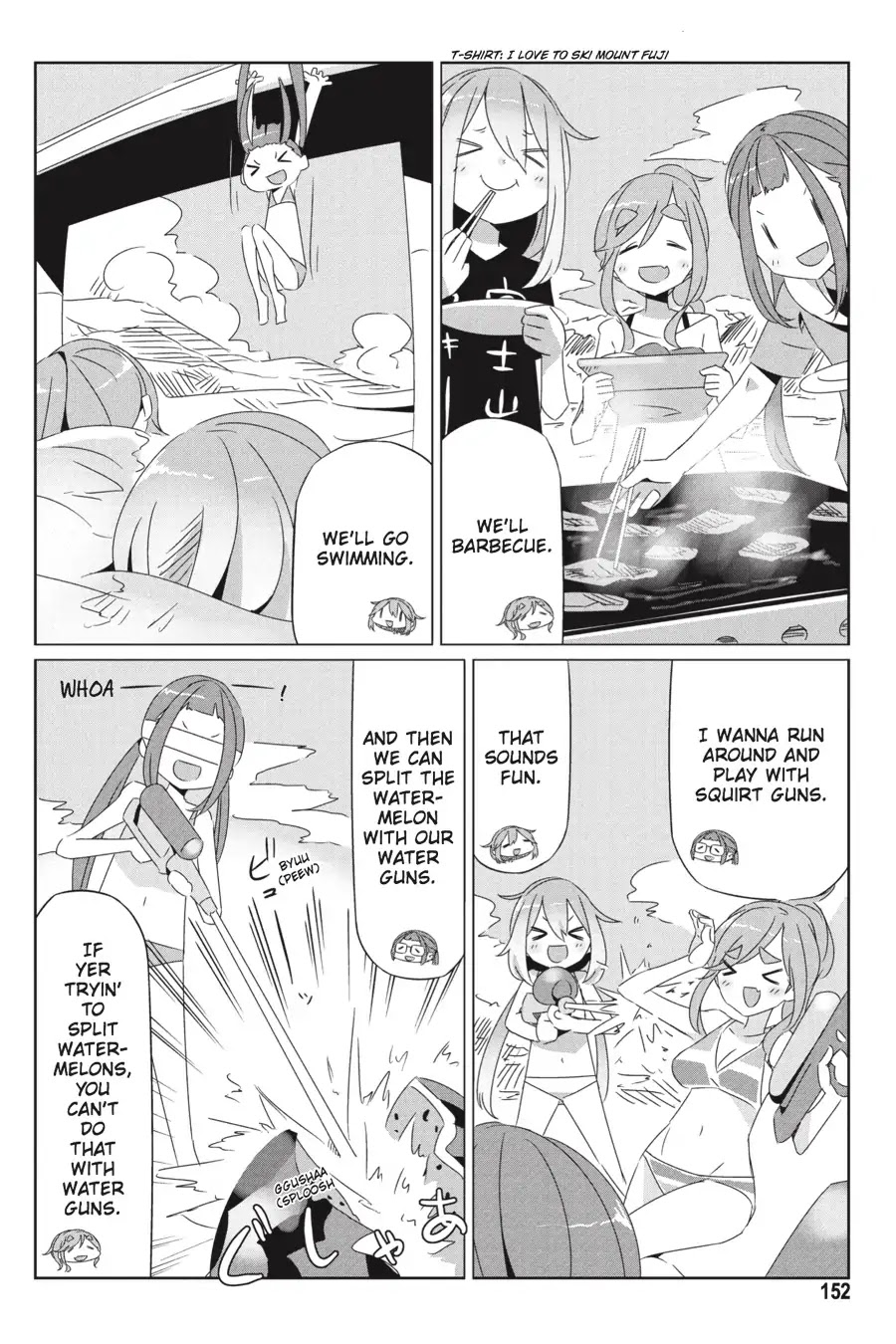 Yurucamp Chapter 28.5 page 8 - Vol.5 Side Stories: Room Camp