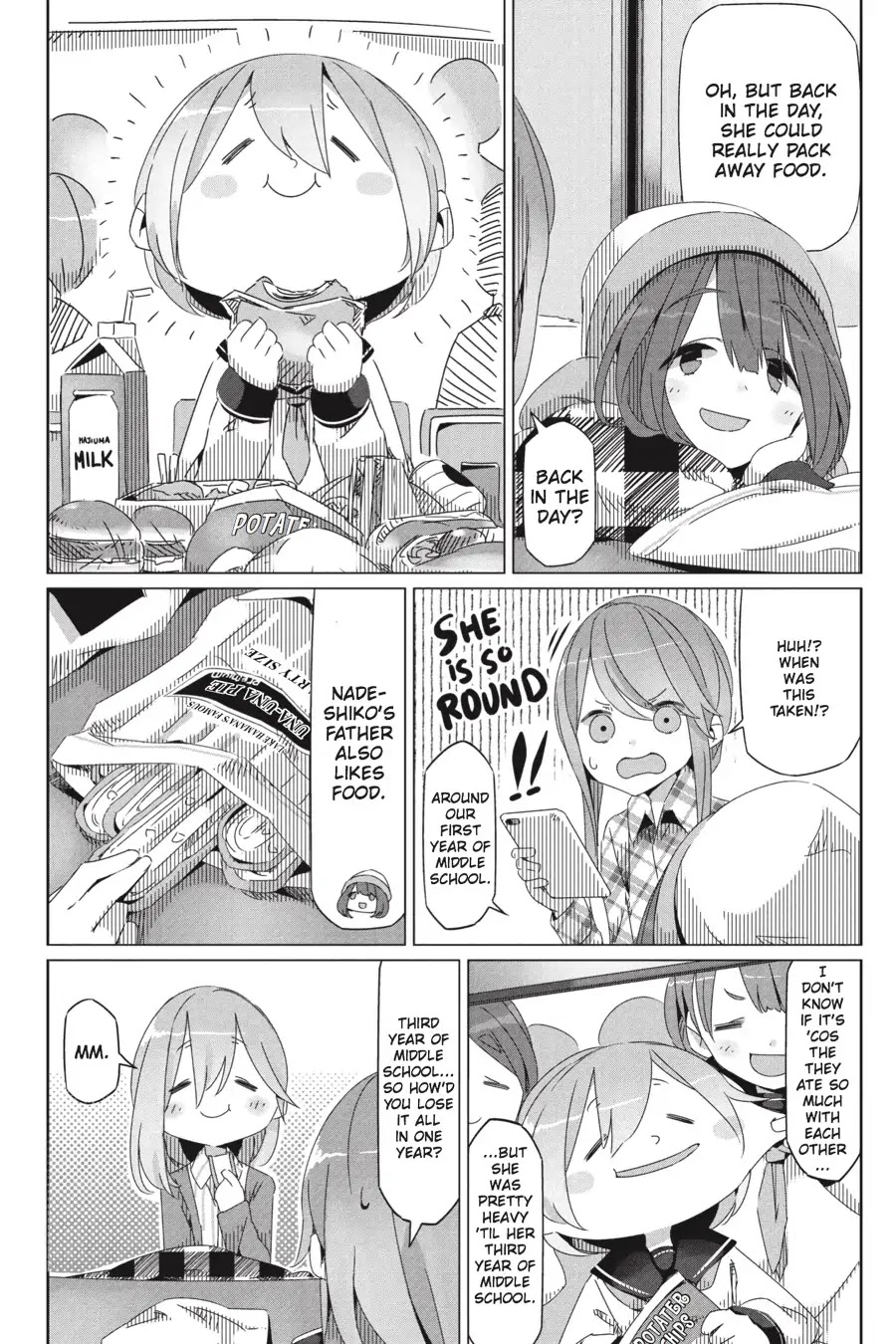 Yurucamp Chapter 28 page 13 - Chapter 28: Thinking It Over Again