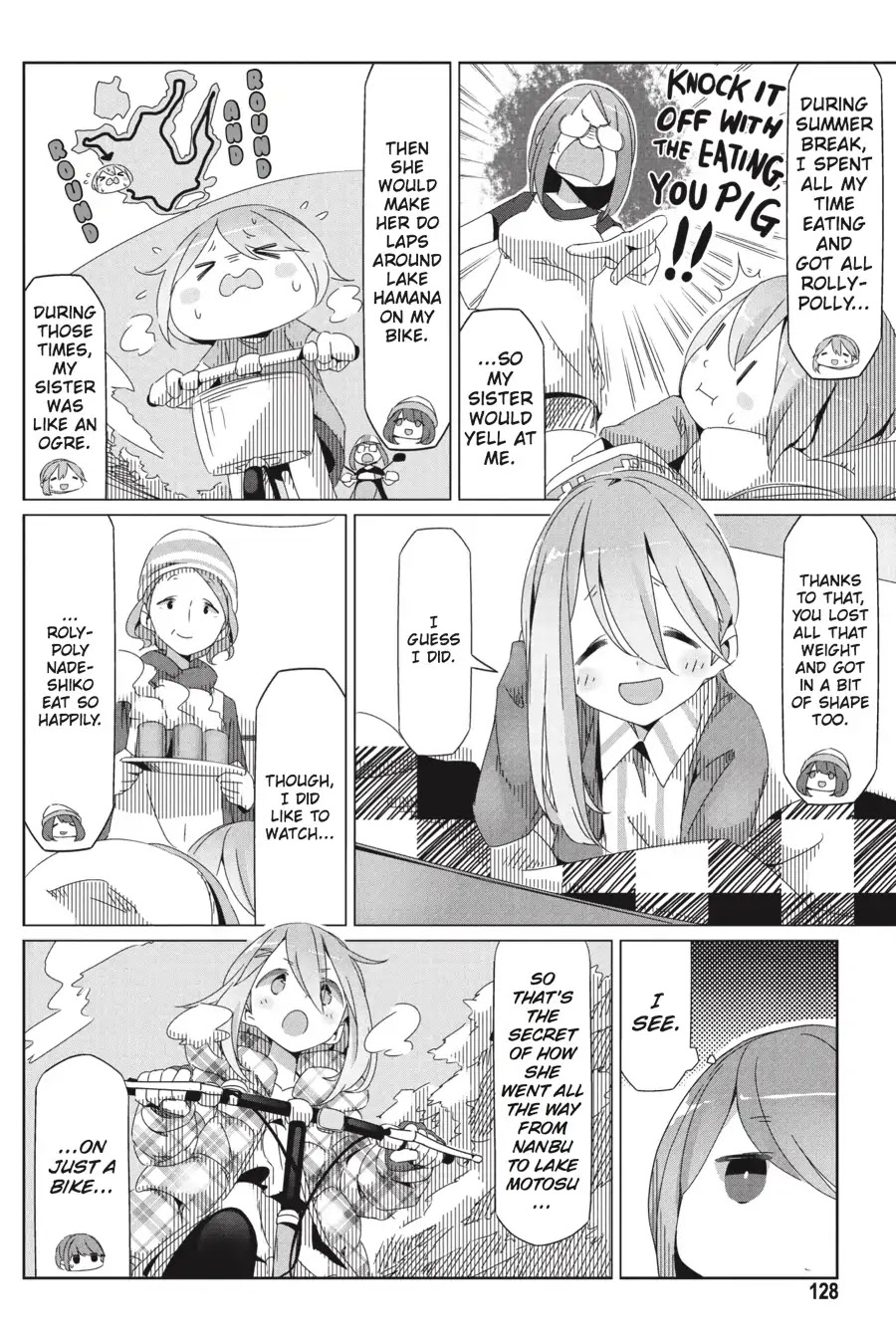 Yurucamp Chapter 28 page 14 - Chapter 28: Thinking It Over Again