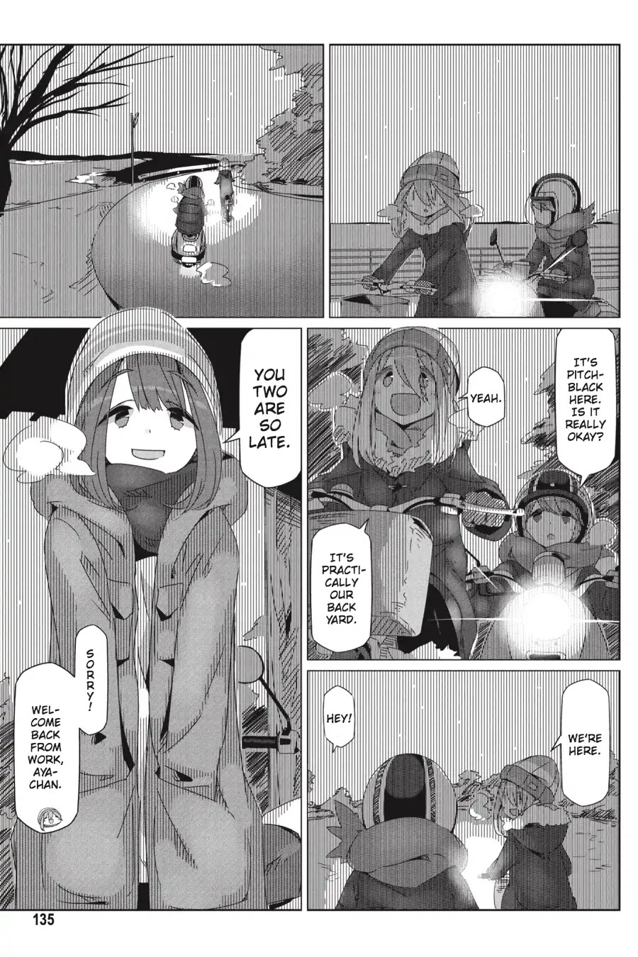 Yurucamp Chapter 28 page 21 - Chapter 28: Thinking It Over Again