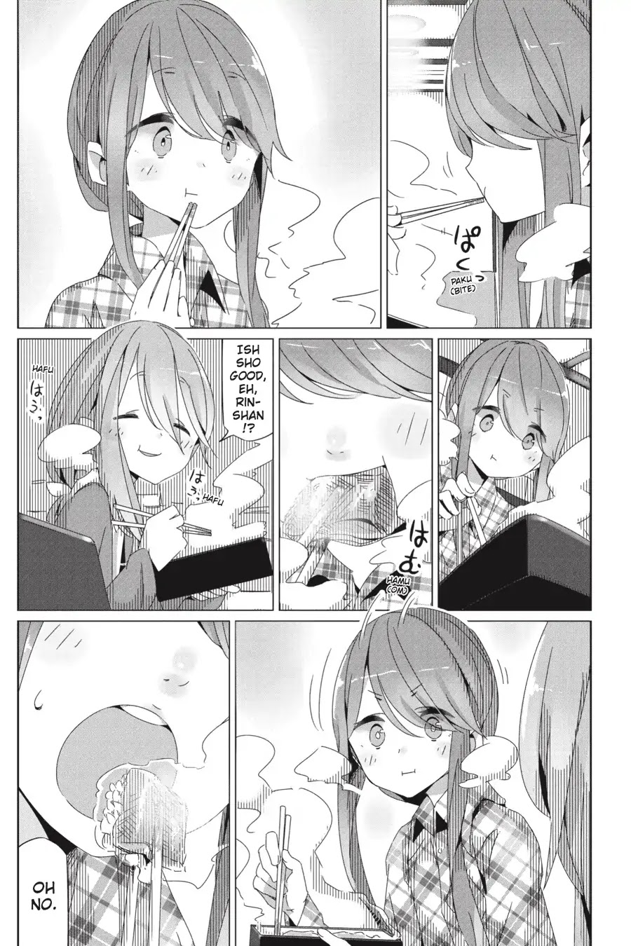 Yurucamp Chapter 28 page 8 - Chapter 28: Thinking It Over Again