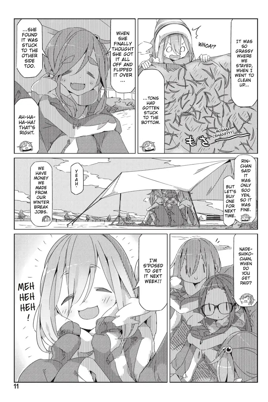 Yurucamp Chapter 29 page 12 - Chapter 29: What Will You Buy with the Money from Your Job?