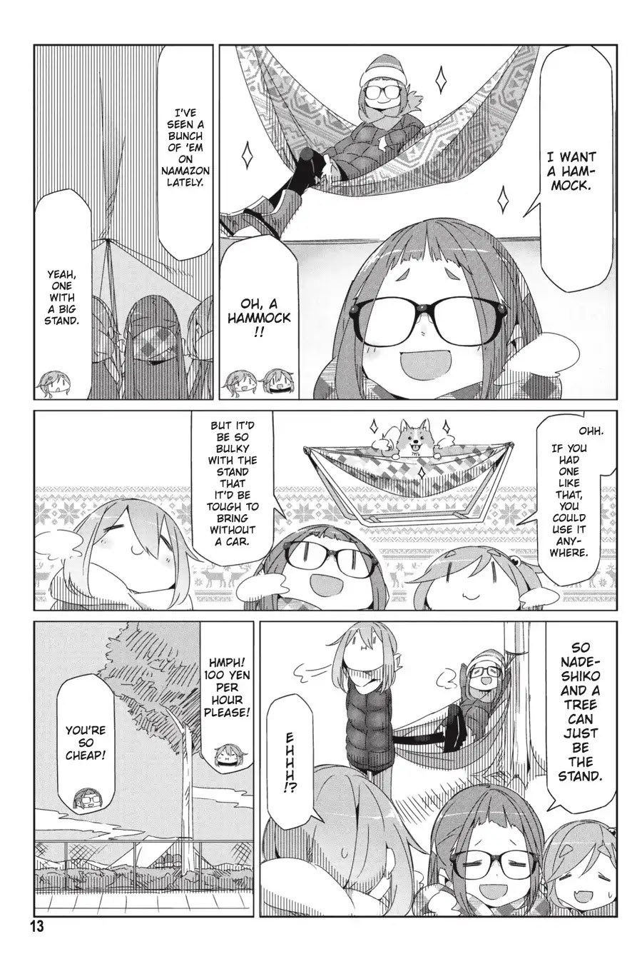 Yurucamp Chapter 29 page 14 - Chapter 29: What Will You Buy with the Money from Your Job?