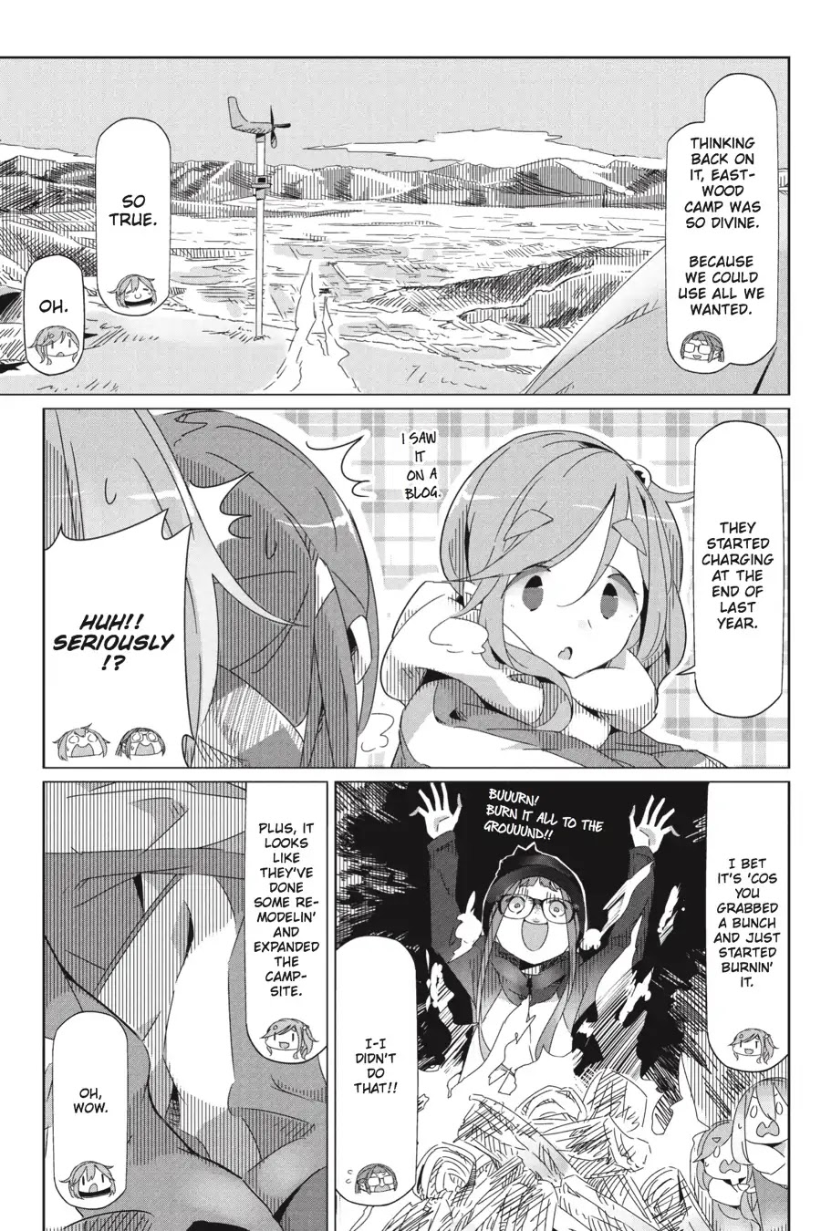 Yurucamp Chapter 29 page 16 - Chapter 29: What Will You Buy with the Money from Your Job?
