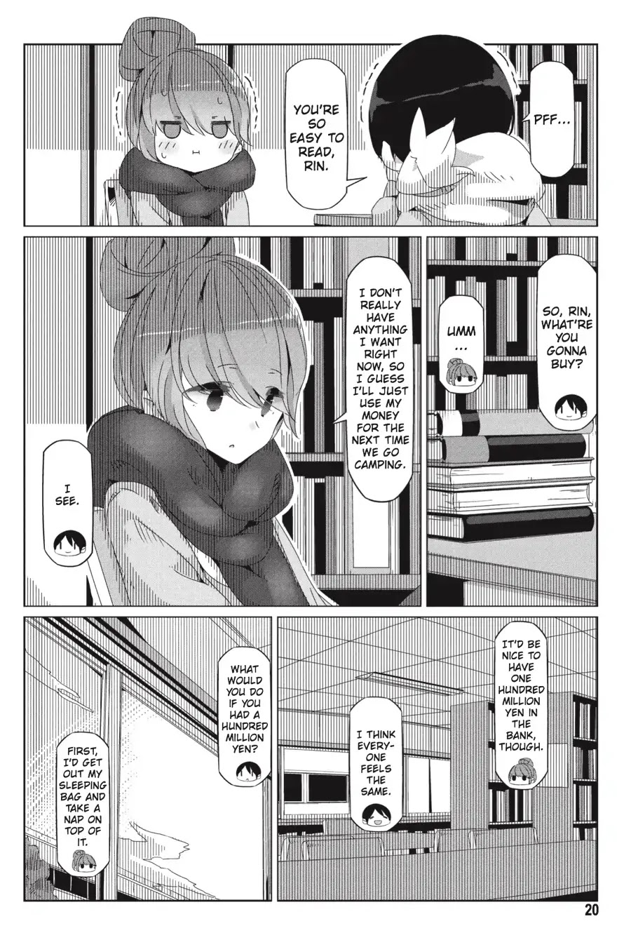 Yurucamp Chapter 29 page 21 - Chapter 29: What Will You Buy with the Money from Your Job?