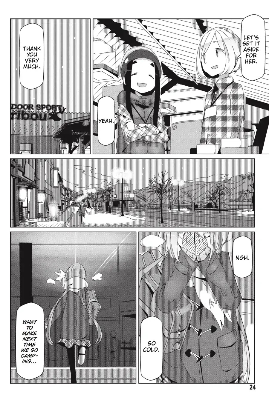 Yurucamp Chapter 29 page 25 - Chapter 29: What Will You Buy with the Money from Your Job?