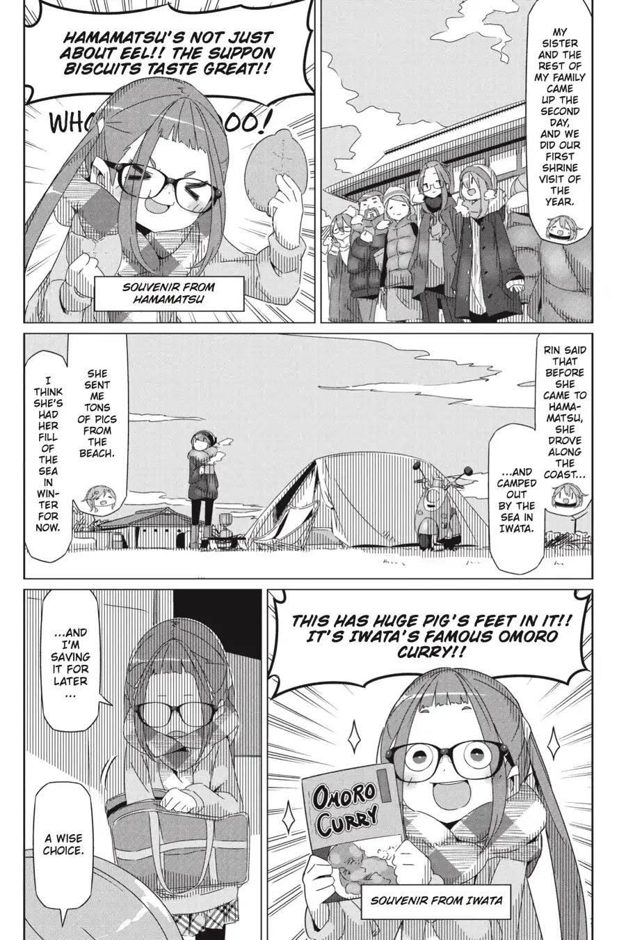 Yurucamp Chapter 29 page 5 - Chapter 29: What Will You Buy with the Money from Your Job?