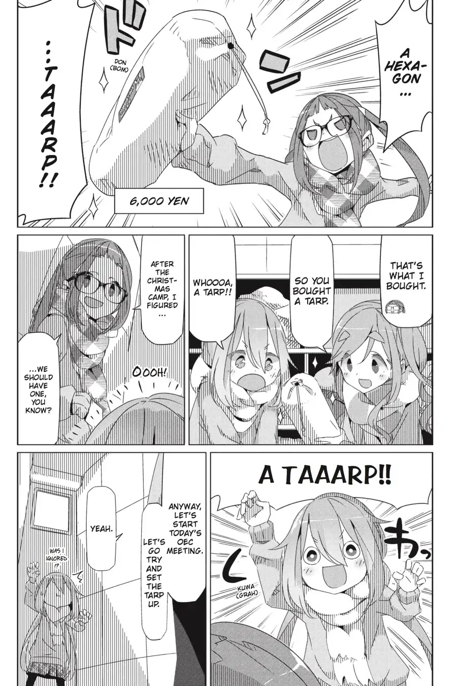 Yurucamp Chapter 29 page 7 - Chapter 29: What Will You Buy with the Money from Your Job?