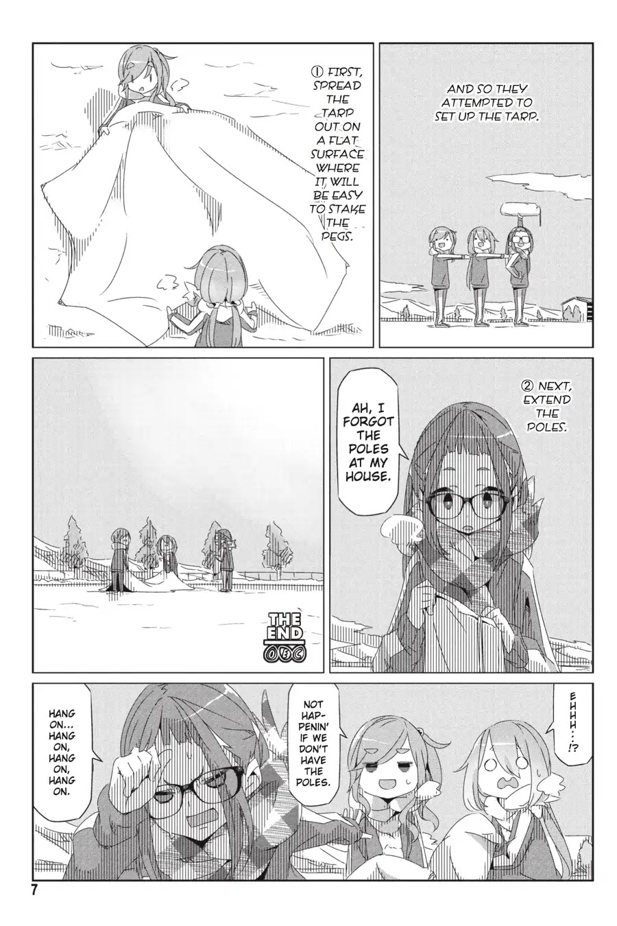 Yurucamp Chapter 29 page 8 - Chapter 29: What Will You Buy with the Money from Your Job?
