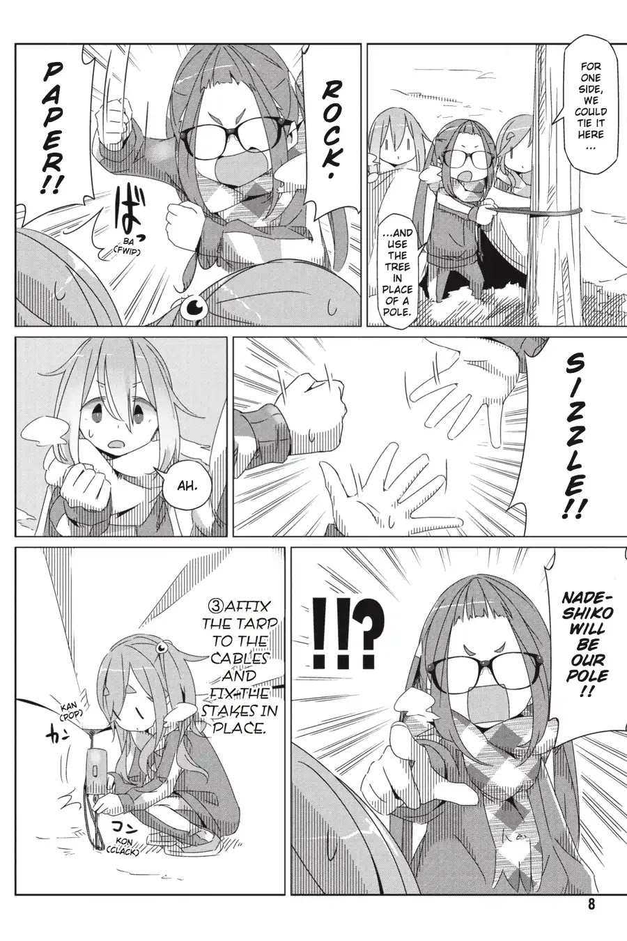 Yurucamp Chapter 29 page 9 - Chapter 29: What Will You Buy with the Money from Your Job?