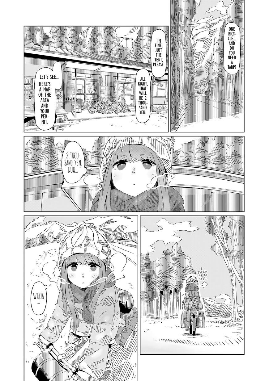 Yurucamp Chapter 3 page 1 - Chapter 3 : She Camps Alone at the Base