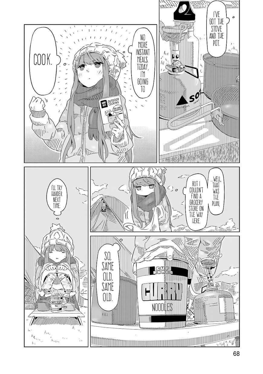 Yurucamp Chapter 3 page 5 - Chapter 3 : She Camps Alone at the Base