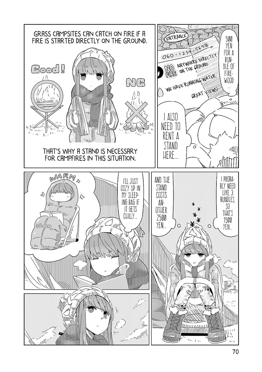 Yurucamp Chapter 3 page 7 - Chapter 3 : She Camps Alone at the Base