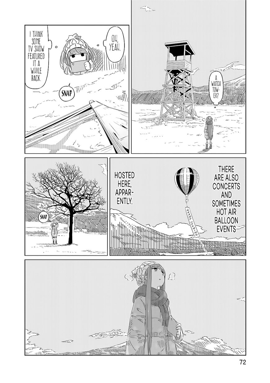 Yurucamp Chapter 3 page 9 - Chapter 3 : She Camps Alone at the Base