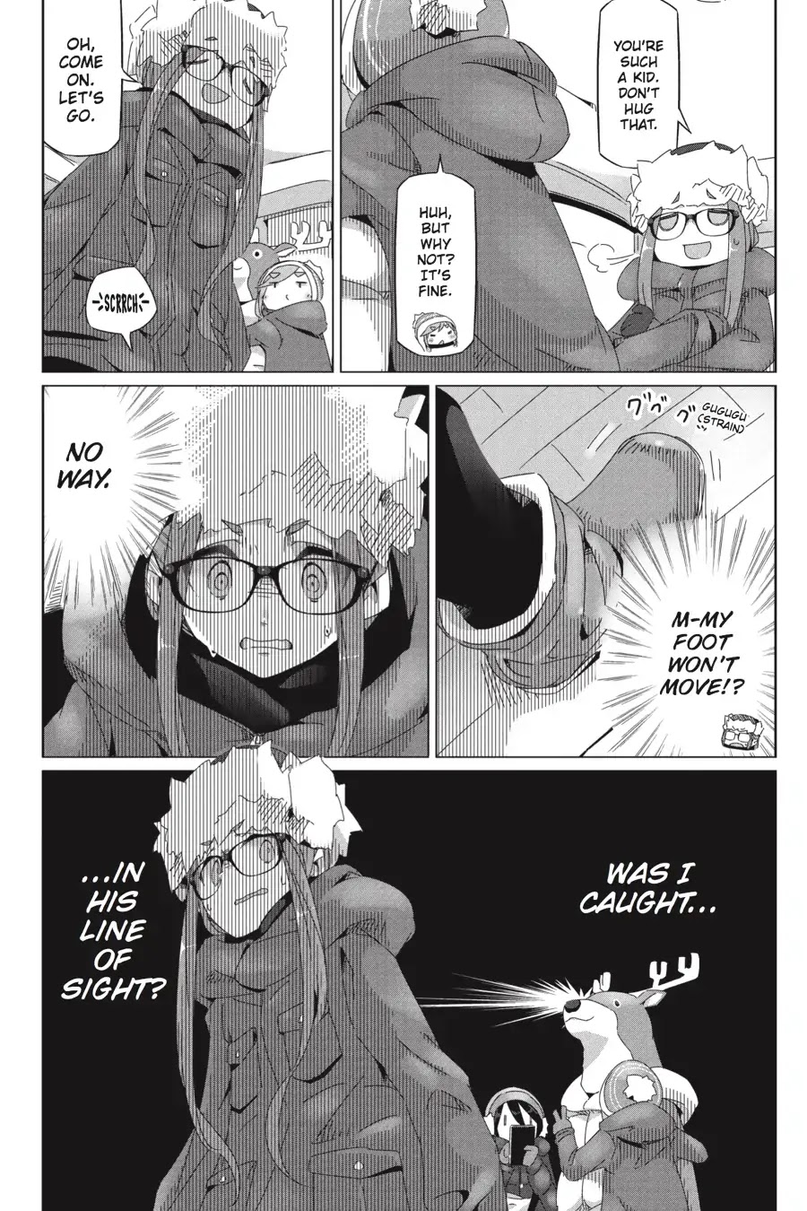 Yurucamp Chapter 31 page 11 - Chapter 31: Caribou-kun and the Camp Chairs