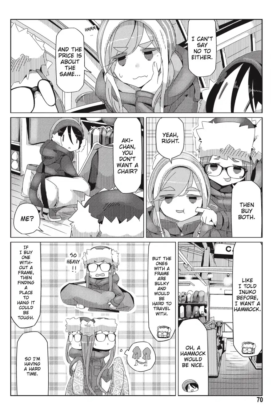 Yurucamp Chapter 31 page 16 - Chapter 31: Caribou-kun and the Camp Chairs
