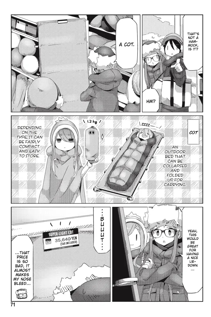 Yurucamp Chapter 31 page 17 - Chapter 31: Caribou-kun and the Camp Chairs