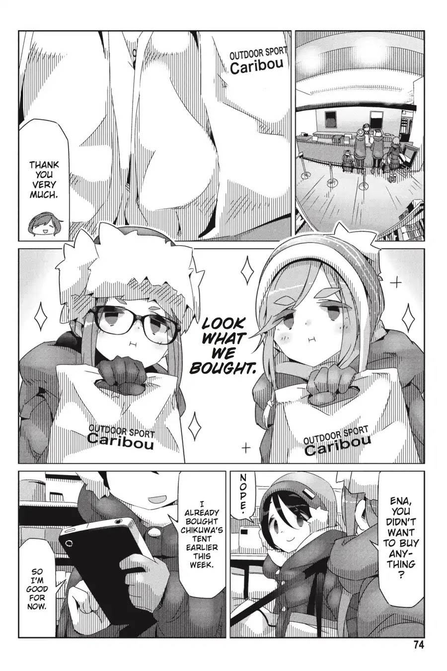 Yurucamp Chapter 31 page 20 - Chapter 31: Caribou-kun and the Camp Chairs