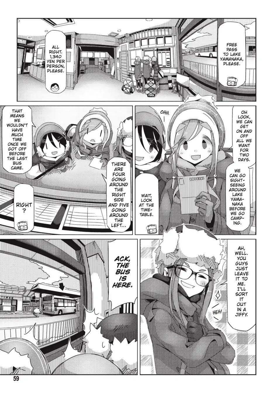 Yurucamp Chapter 31 page 5 - Chapter 31: Caribou-kun and the Camp Chairs